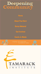 Mobile Screenshot of deepeningcommunity.org